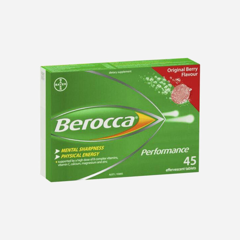 Berocca Performance 45 Effervescent Tablets Original