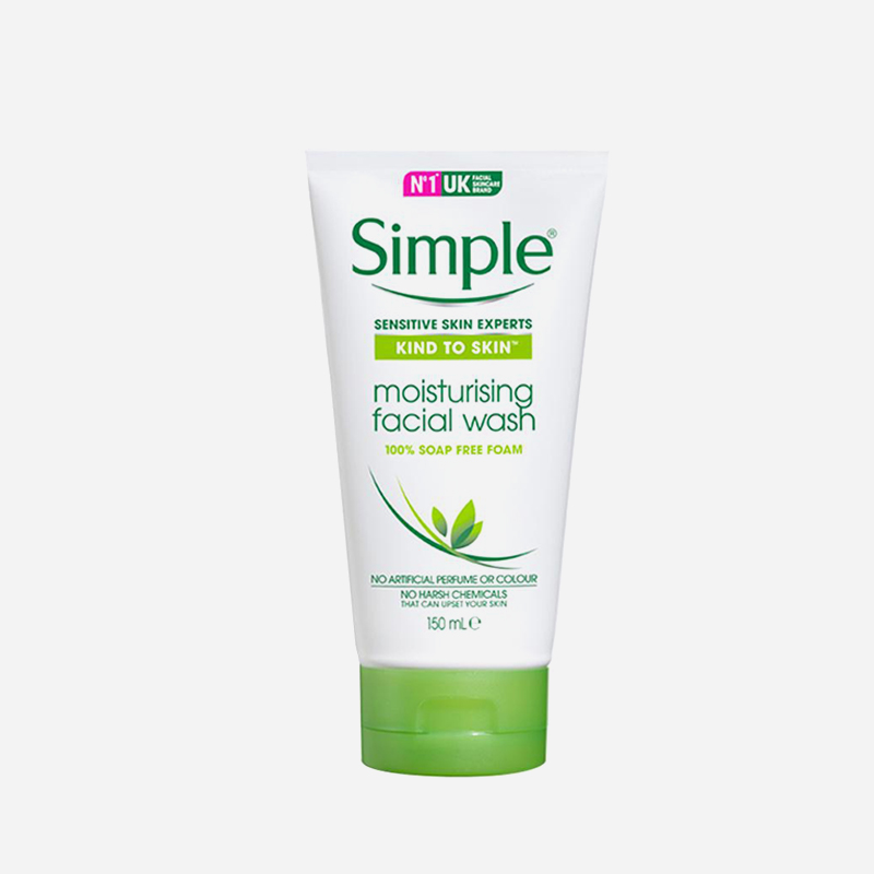 Simple moisturising facial wash 150ml