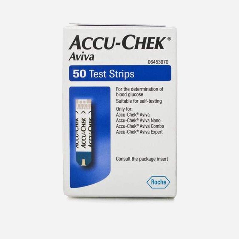 accu-chek aviva test strips 50 pack