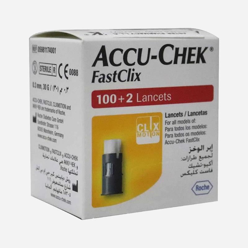 accu-chek fastclix 102 pack