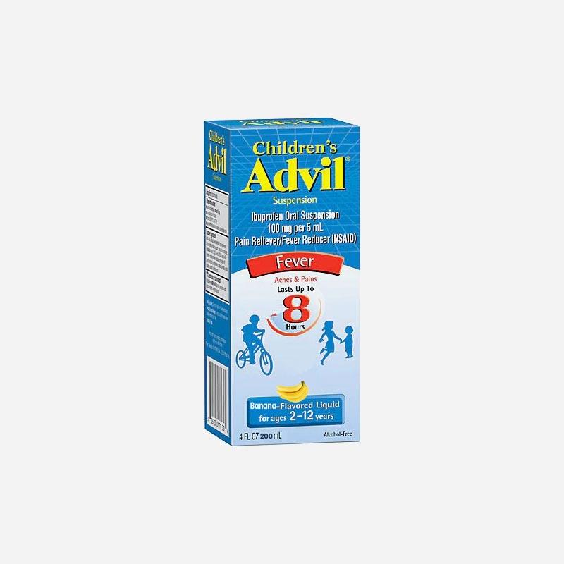 advil children 2 -12 years 200ml banana flavour