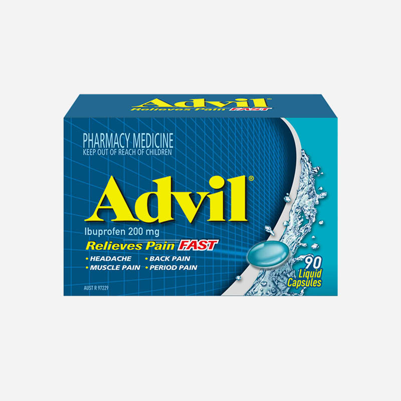 Advil Liquid Capsules 200mg 90