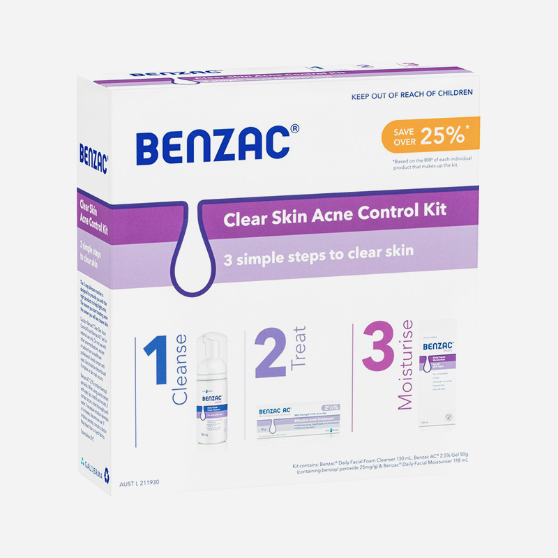 Benzac Acne Control Kit 3 Steps