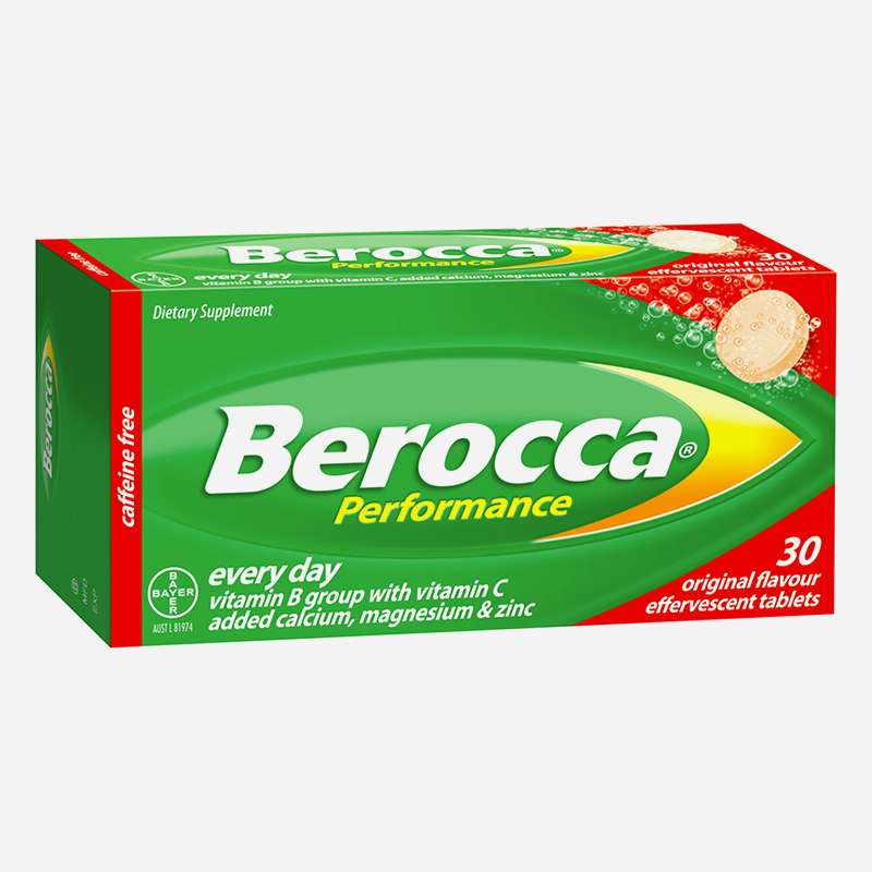 berocca performance original effervescent tablets 30