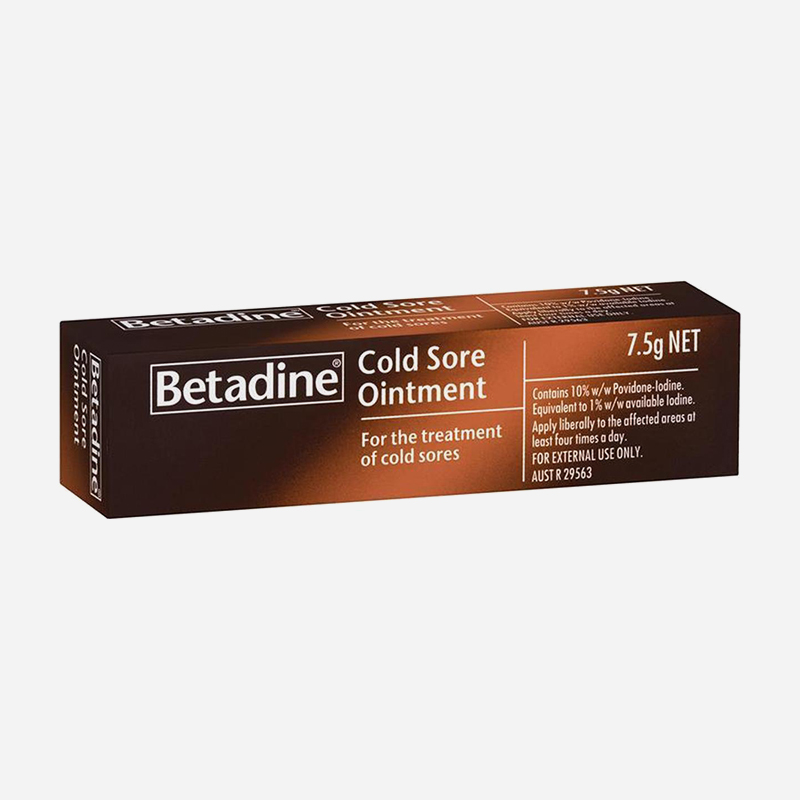 betadine cold sore ointment 7.5g