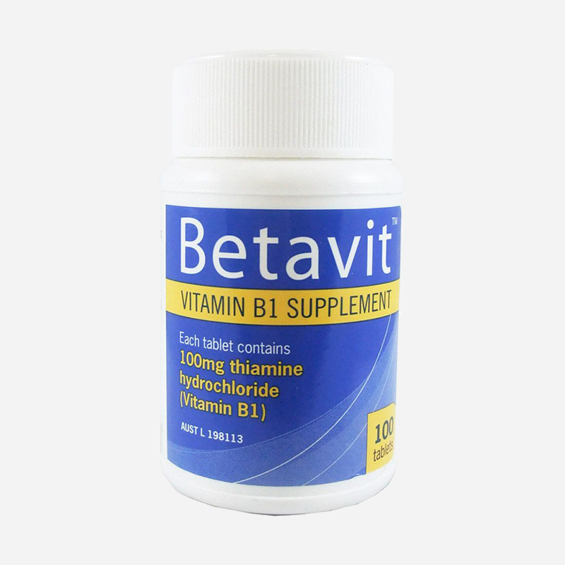 Betavit Vitamins B1 Supplement 100 Tablets