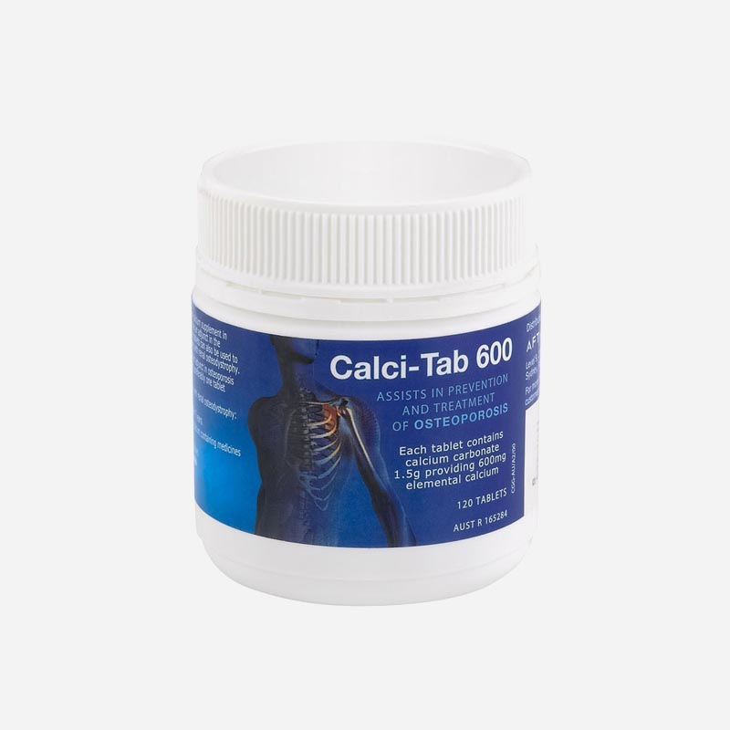calci 600mg 120 tablets