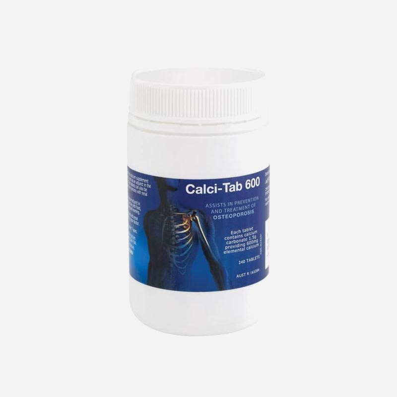 calci 600mg 240 tablets