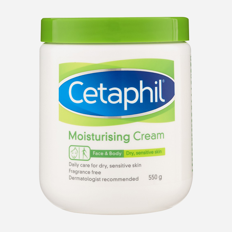 cetaphil moisturising cream 550g tub