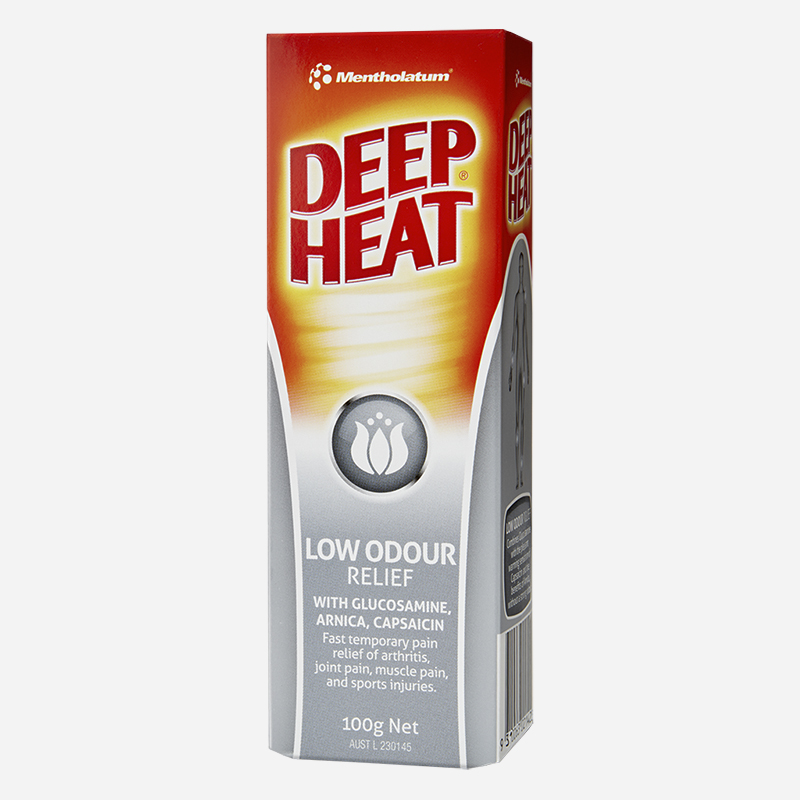 deep heat low odour relief 100g