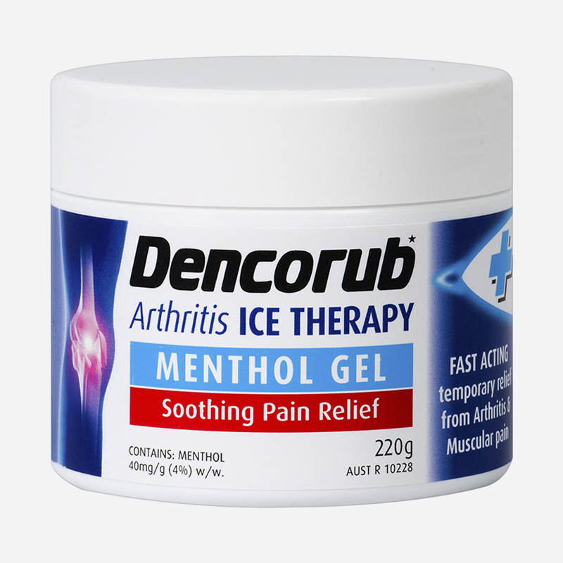 dencorub arthritis ice therapy 220g