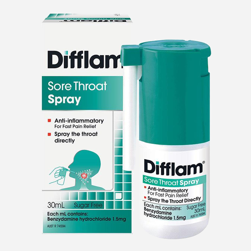 difflam sore throat spray 30ml