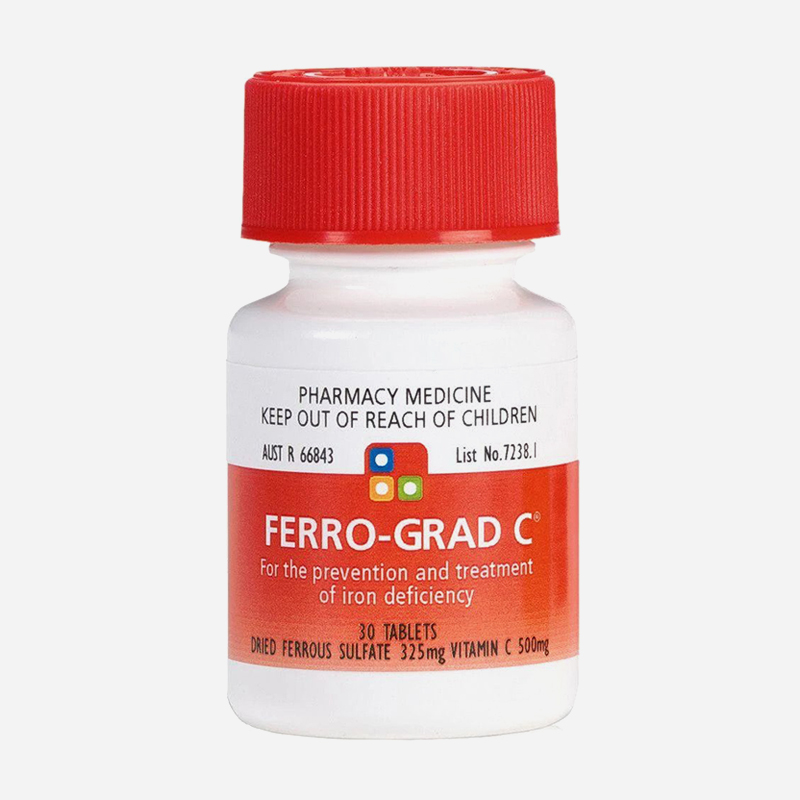 ferro-grad c 30 tablets