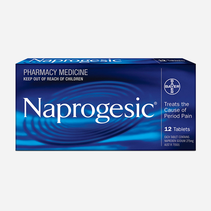 Naprogesic Tablets ( 275mg Naproxen) 12 Pack