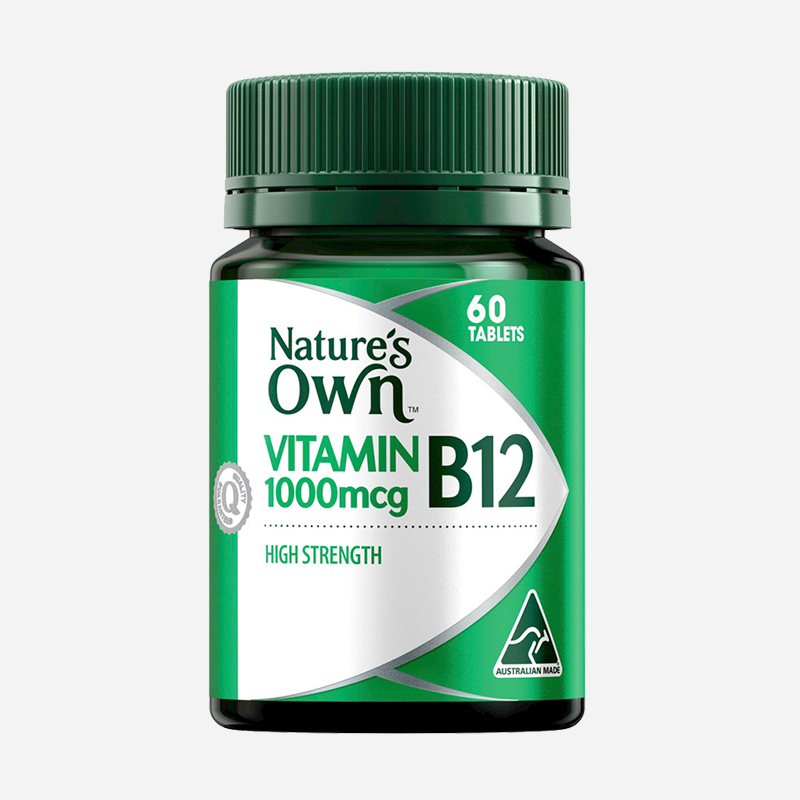 Natures Own Vitamins B12 1000mcg 60 Tablets