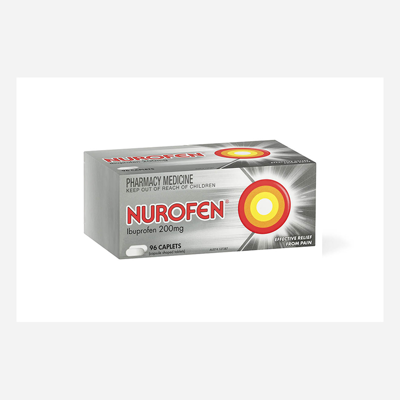 Nurofen Caplets 200mg 96 Pack