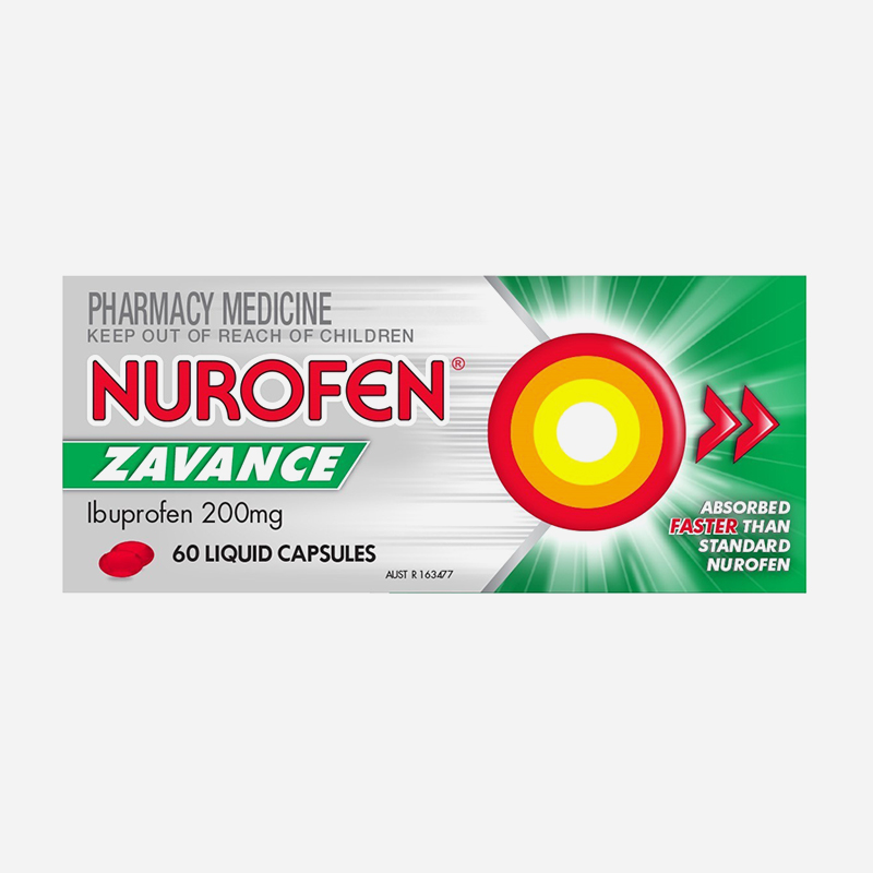 nurofen zavance 200mg liquid capsules 60