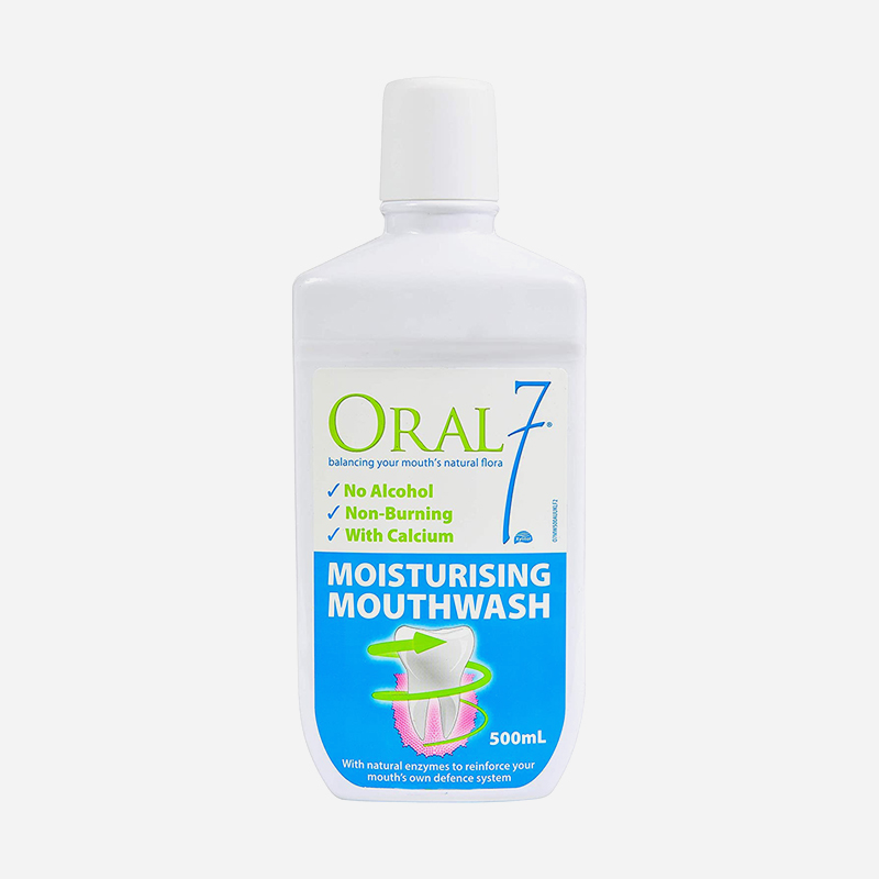 oral 7 moisturising mouthwash 500ml