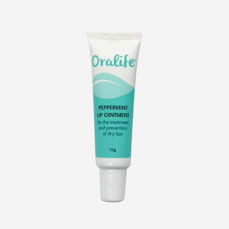 oralife peppermint lip ointment 15g