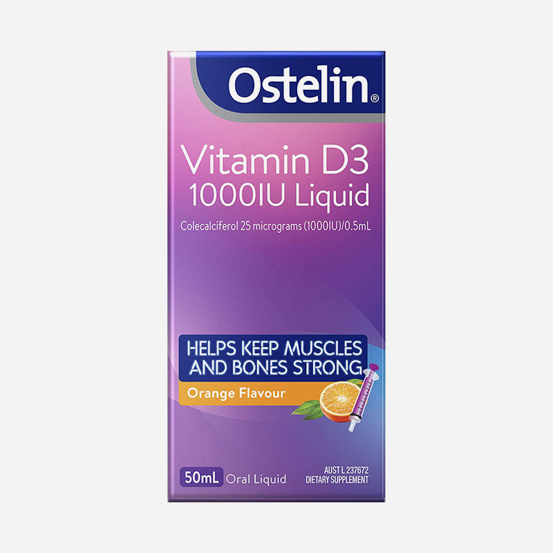 ostelin Vitamins d3 1000iu 50ml liquid