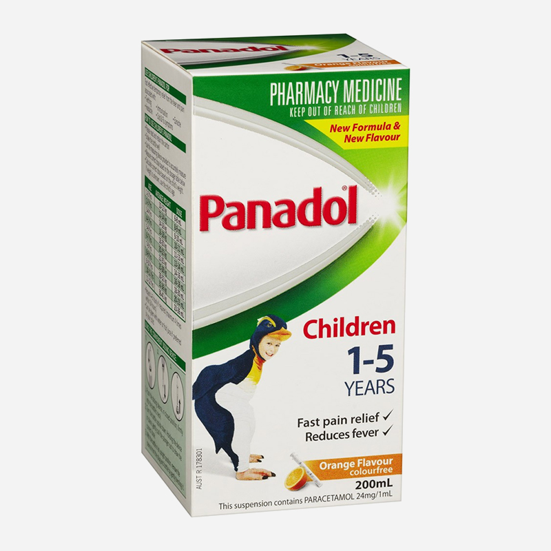 panadol 1-5 years orange 200ml