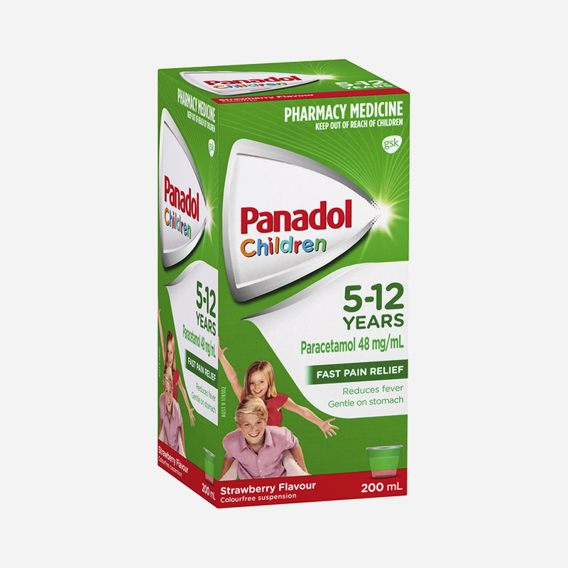 Panadol 5-12 Years Strawberry 200ml