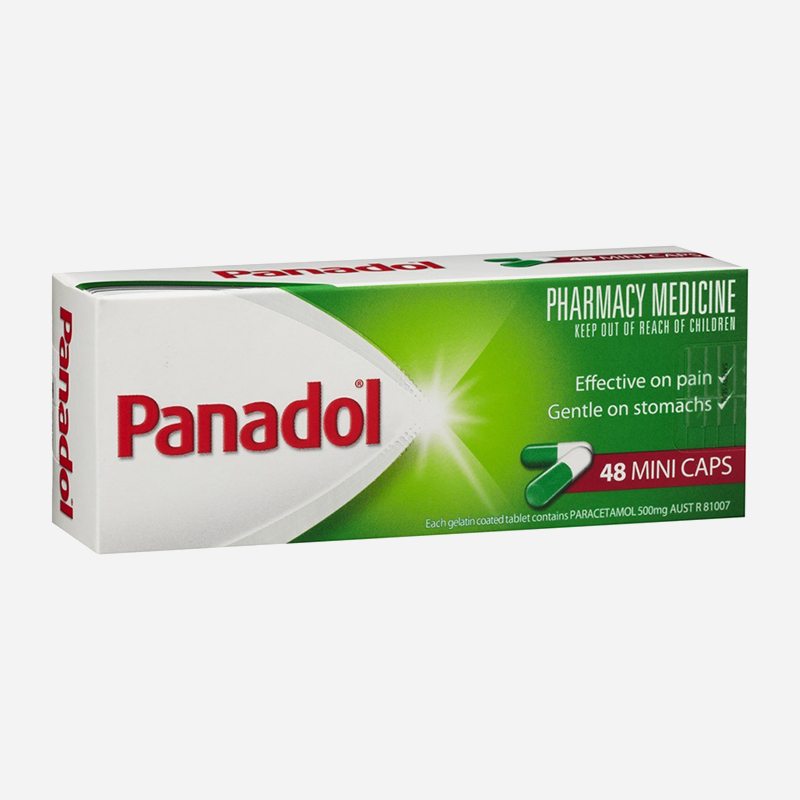 panadol 500mg mini capsules 48 pack