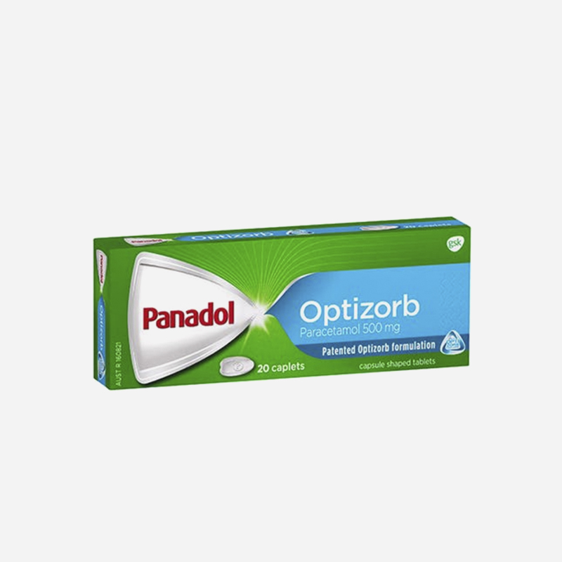 panadol 500mg optizorb caplets 20