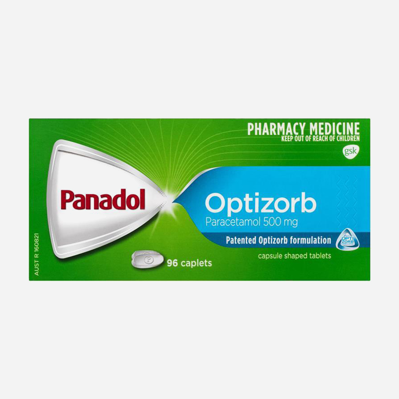 panadol 500mg optizorb caplets 96