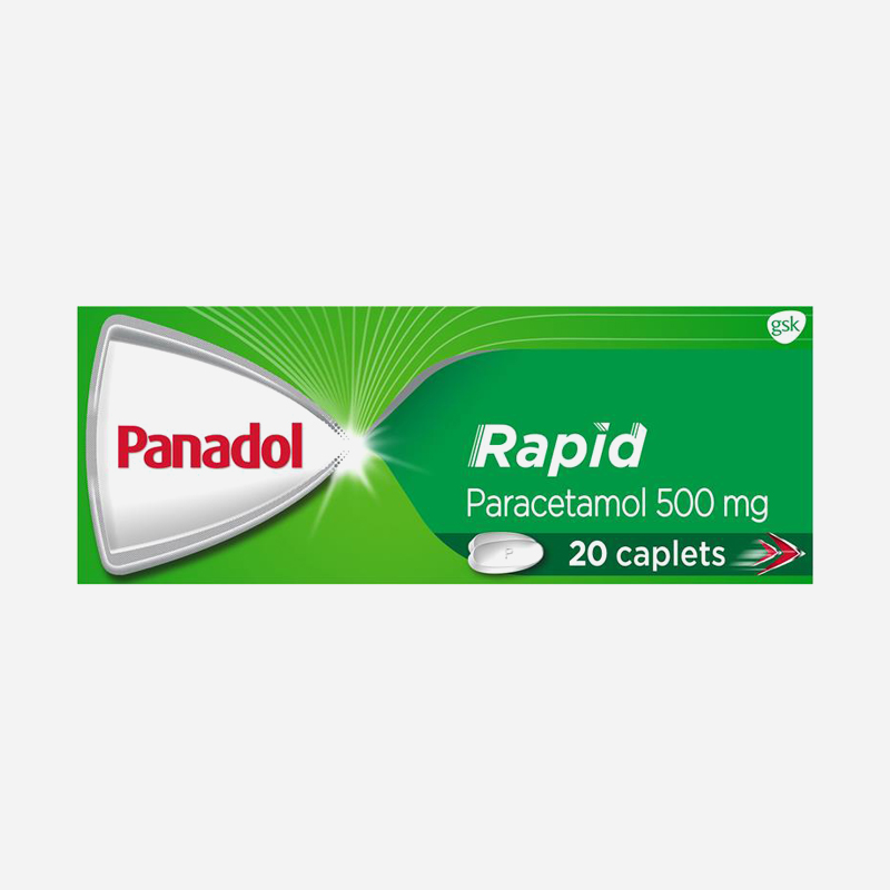 Panadol Rapid 500mg Caplets 20