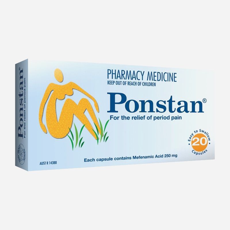 ponstan 250mg capsules 20 pack