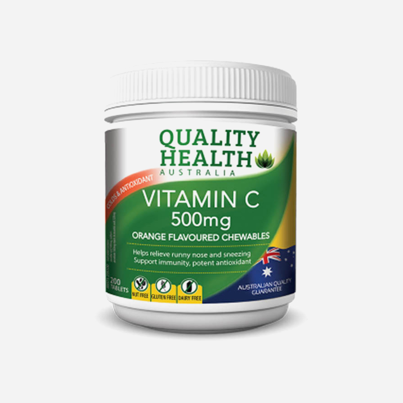 Quality Health Vitamins C 500mg 200 Tablets