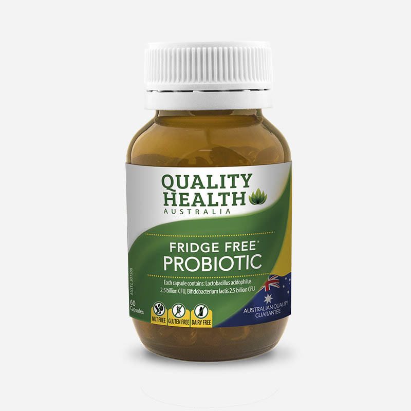 quality health fridge free probiotic 60 capsules