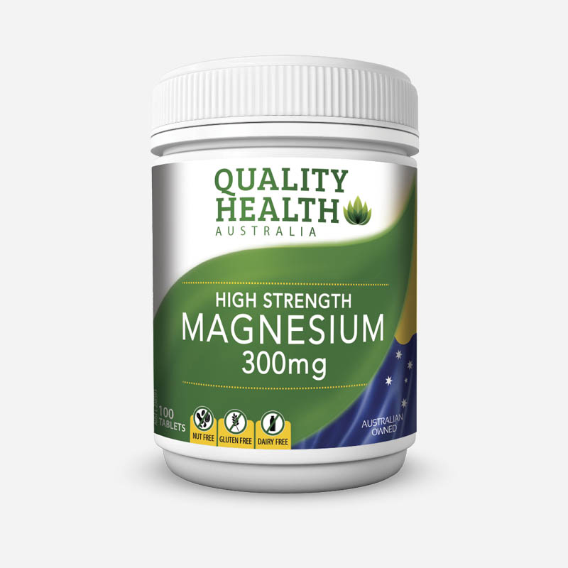 Quality Health High Strength Magnesium 100 Tablets