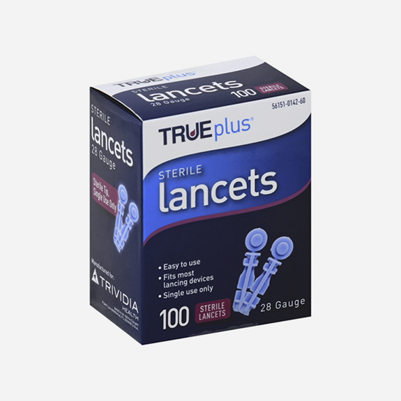 sterile lancets 28 Gauge 100 pack