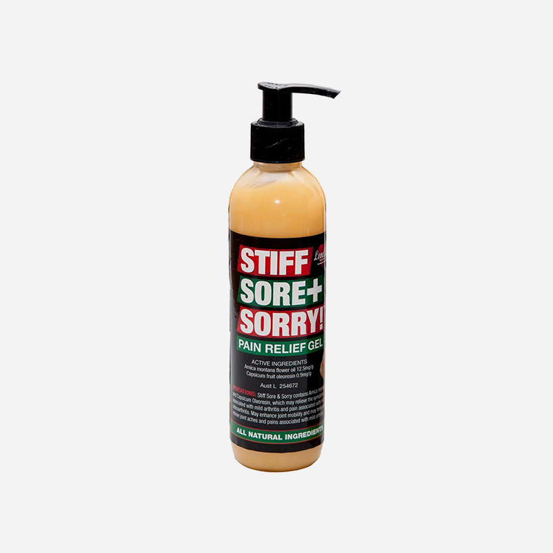 stiff, sore and sorry pain relief gel 250g