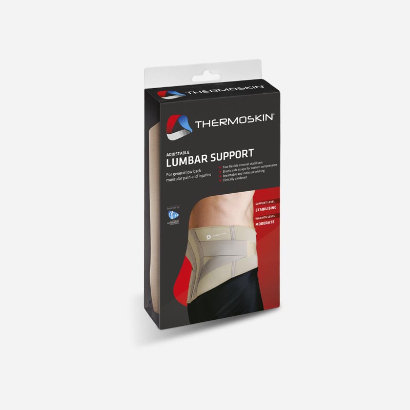 thermoskin adjustable lumbar support s,m,l,xl