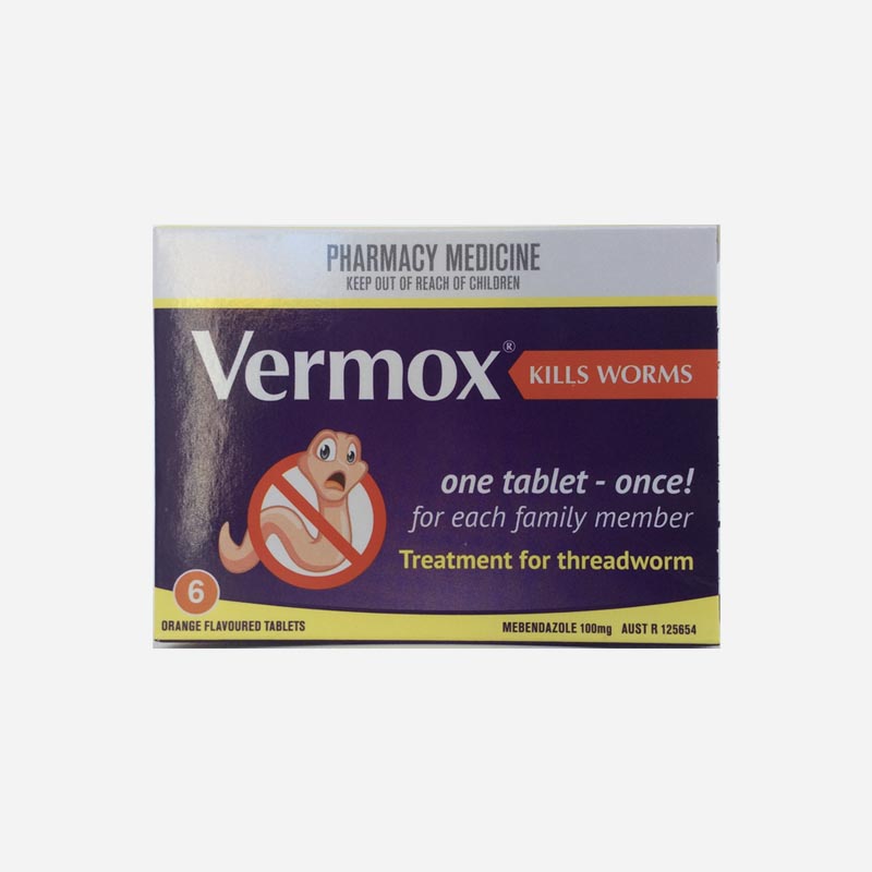 vermox 6 tablets