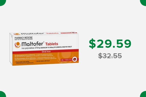 MALTOFER 100MG 30 TABLETS