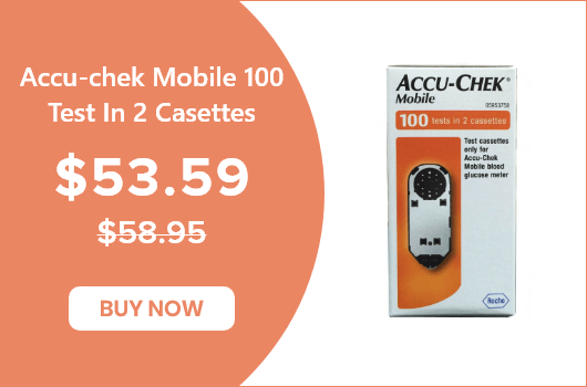 Accu Chek Mobile 100 Test in 2 Casettes