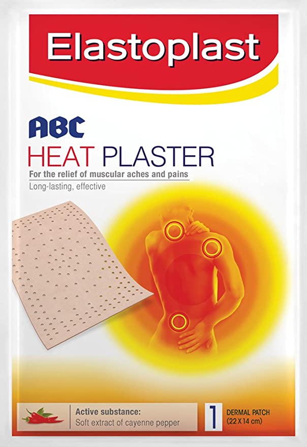 10 X Elastoplast ABC Heat Plaster 22cm X 14cm